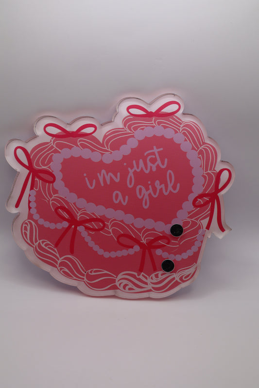 “I’m just a girl” Tile
