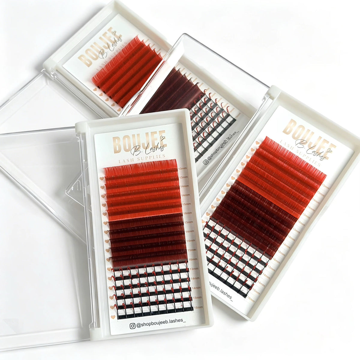 B Collection Colored Lash Trays ✨
